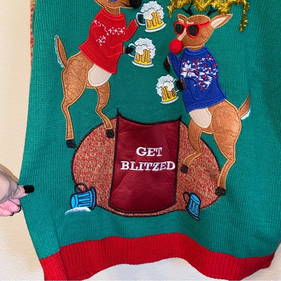 Jolly Sweaters ‘Get Blitzed’ Holiday Party Size XXL - Picture 8 of 10